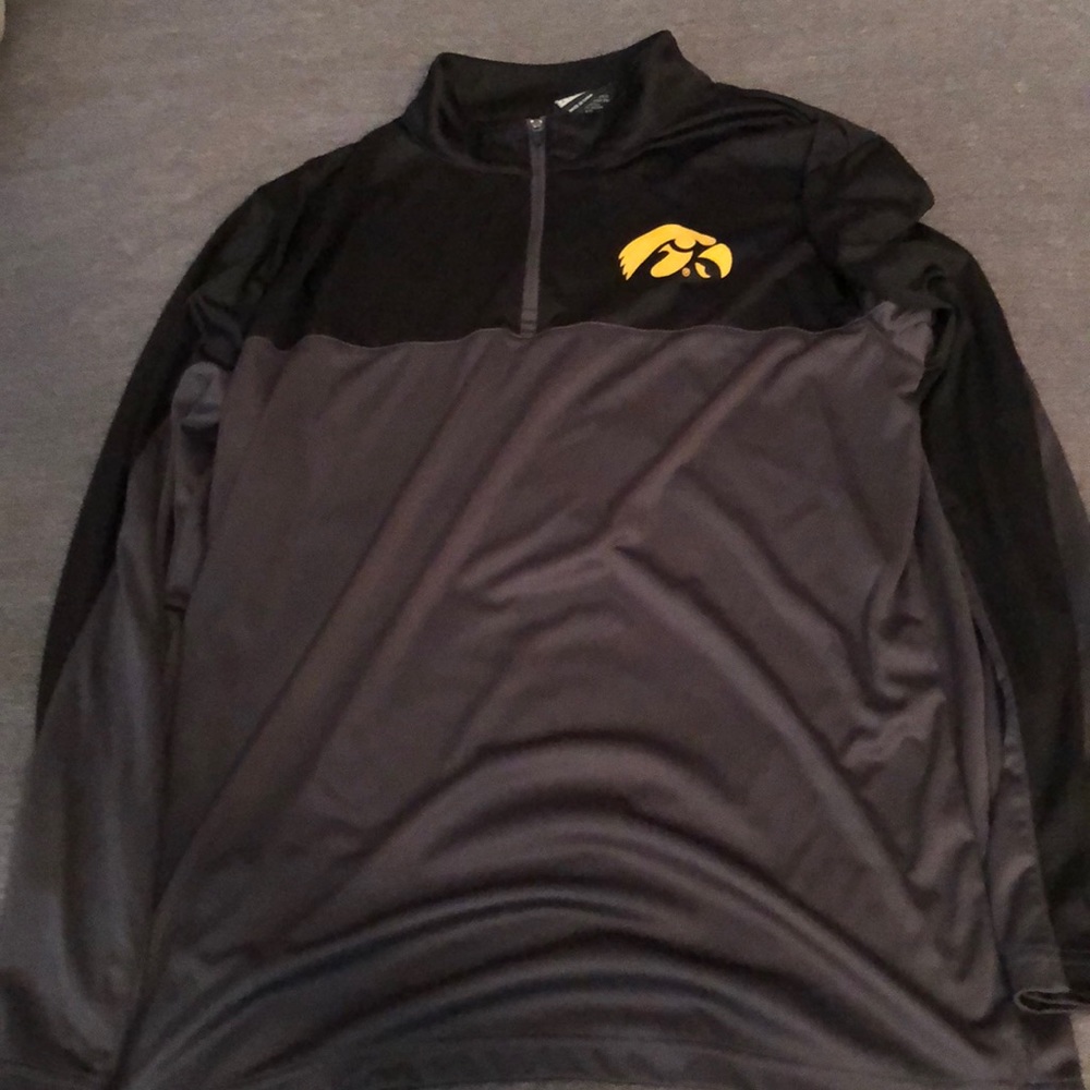 Iowa Hawkeyes quarter zip sweatshirt